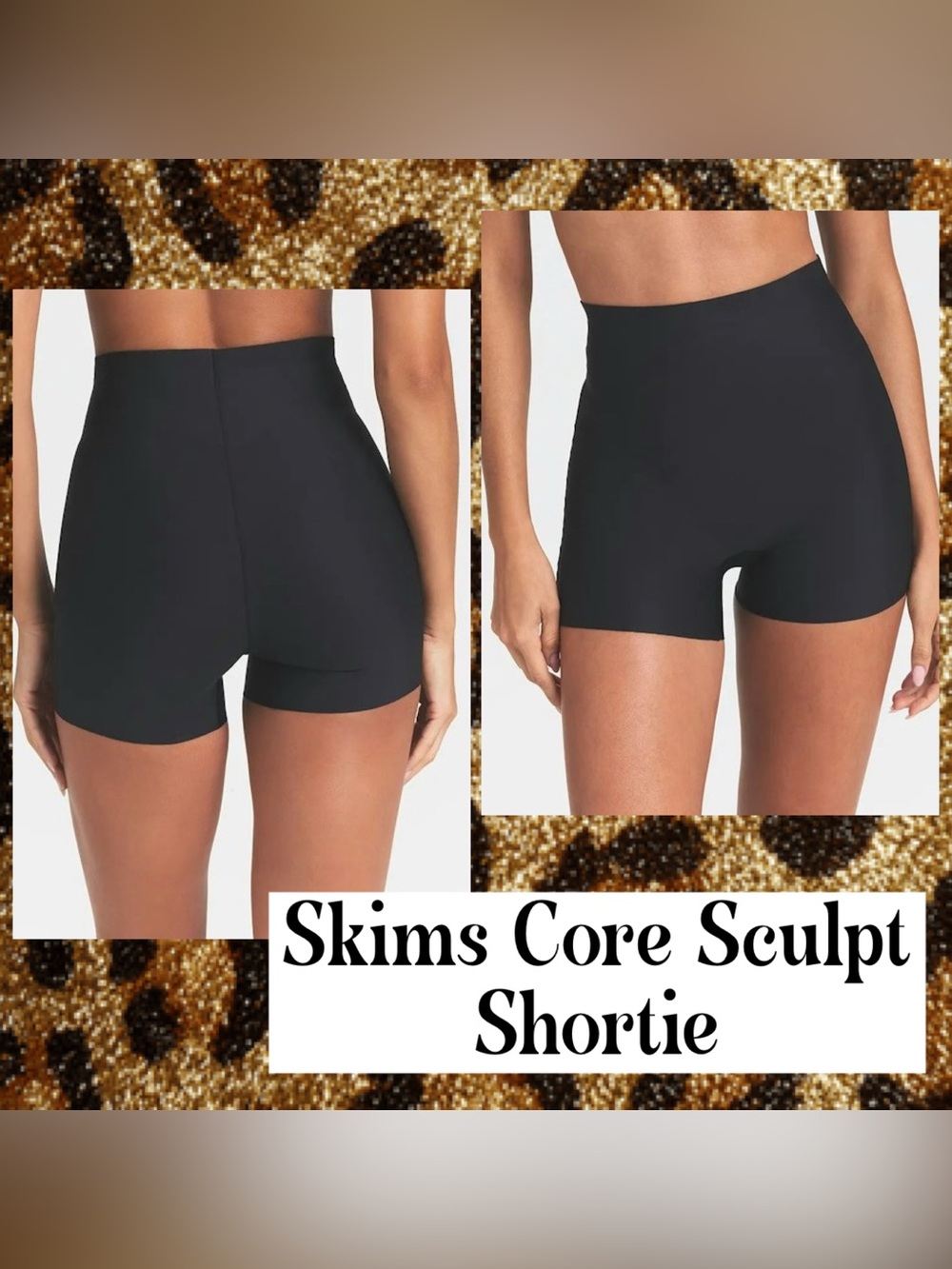 Skims Core Sculpt Body Shortie Onyx Short New